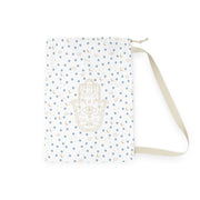 Laundry Bag: Gold Hamsa with Watercolor Mati Pattern